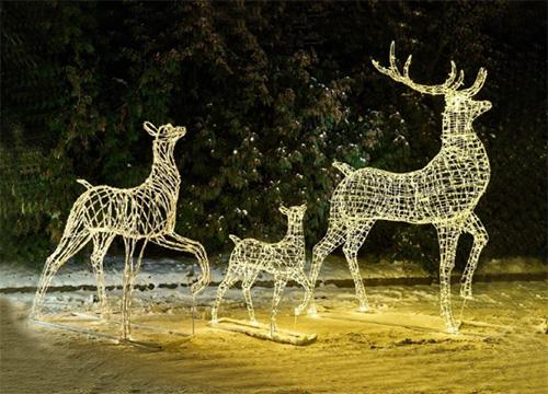 Светодиодные фигуры животных в Нижнем Новгороде